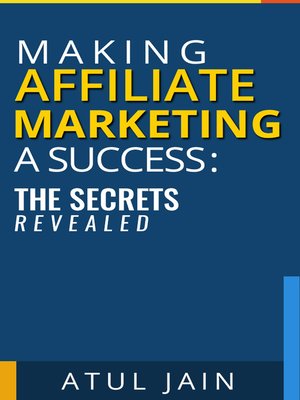 cover image of Making Affiliate Marketing a Success